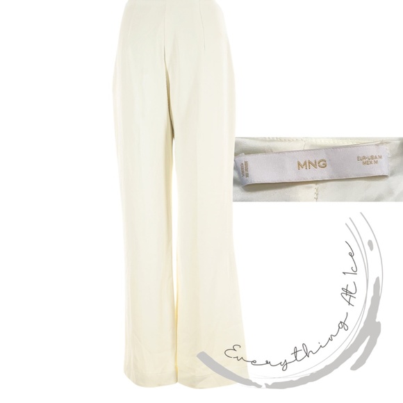 MNG Ivory Flared Pants - Picture 2 of 2